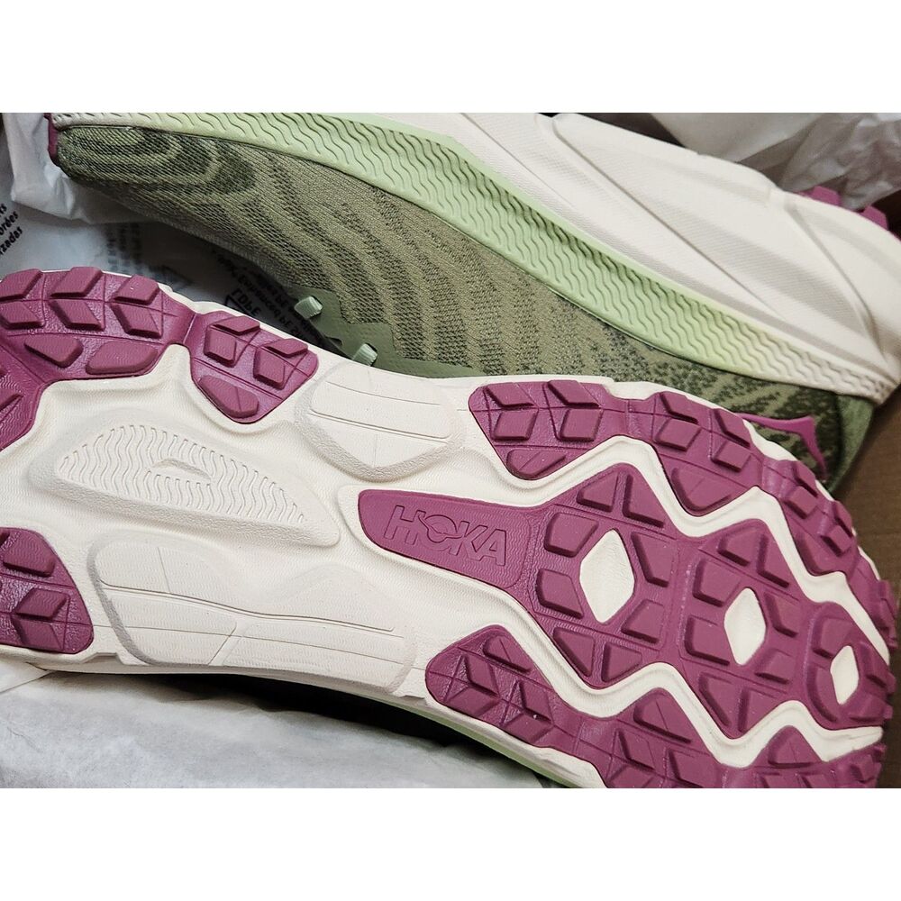 HOKA Challenger ATR 7 Women’s 11B Forest Floor Beetroot Running Shoes - Picture 2 of 11